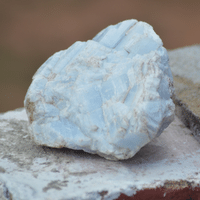 blue calcite Crystal