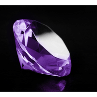 purple diamond crystal