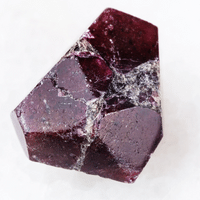purple garnet crystal