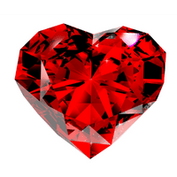 red diamond crystal