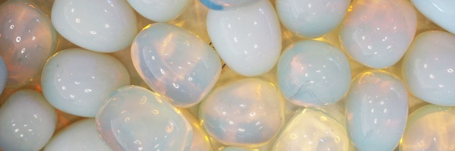 tumbled opalite crystals