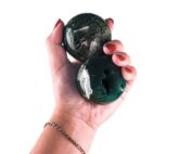 moss agate spheres